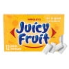 JUICY FRUIT, Fruit Flavoured Chewing Gum, 12 Pieces, 1Pack