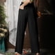 thumbnail image 5 of ICHUANYI Liquidación Moda Mujer Casual Cintura Elástica Bolsillo Color Sólido Pantalones Largos ICHUANYI WER202308253603, 5 of 8