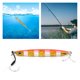 thumbnail image 5 of Placa de hierro Pescado Tiro largo Pesca en el mar Roca lenta Metal luminoso Simulación artificial Señuelo Accesorio de cebo(5#luminous red back 40g+78mm), 5 of 10