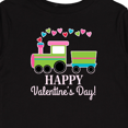 thumbnail image 4 of Inktastic Happy Valentines Day Childs Train Boys or Girls Long Sleeve Toddler T-Shirt, 4 of 5
