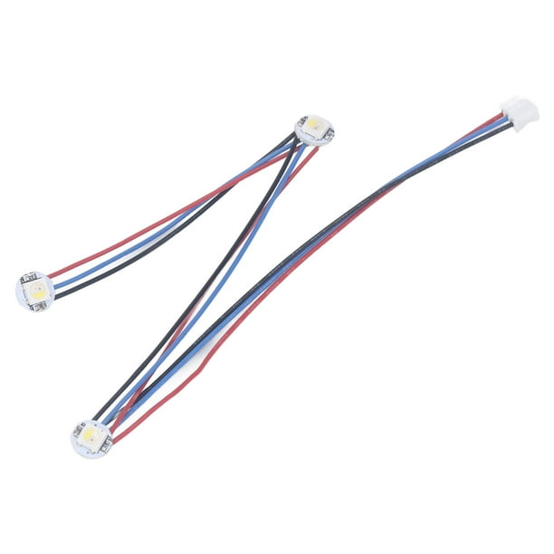 Mini Tira De Luz Para Impresora 3D, PCB De Mini Botón RGBW Completamente Conectado, 30AWG DC5V Confiable Para Extremo Caliente