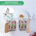 thumbnail image 4 of Yayeee Pot Holders Kitchen Heat Resistant with Pocket 7"x9.8" Cotton Oven Cooking Hot Pads, Black Striped Trees, 4 of 7