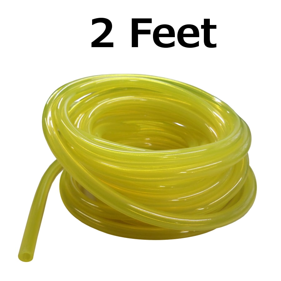 Clear Yellow Fuel Line,1//8 X 1//4,.125X.250,Craftsman,Ryobi,Poulan,Weedeater-1 Ft