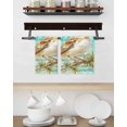 thumbnail image 3 of Vintage Bird Kitchen Dish Towels for Drying Dishes Set of 2, Farmhouse Music Animals Retro Waffle Weave Microfiber Terry Hand Tea Bathroom Towels Quick Dry & Absorbent Towel 15.7x23.6, 3 of 7