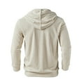 thumbnail image 5 of RMGVDSD Mens Hoodies Textured Pullover Hoodie Casual Solid Color Sweatshirt For Fall Winter Comfortable Warm Hoody Jacket Tops Cute Sweatshirts Hoodies, 5 of 5