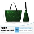 thumbnail image 4 of Easygdp Green Sparkling Bolsa de Viaje de Playa de Gran Capacidad, Bolsa Tote Perfecta para la Playa, Escapadas de Fin de Semana y Viajes, 4 of 7