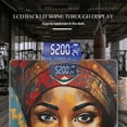 thumbnail image 3 of High Precision Body Weight Scale Smart Bathroom Scales with Large LCD Display(400lbs),Decorative for Bedroom-African Woman With Large Earrings And Headscarf, 3 of 4