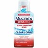 Mucinex Sinus-Max Clear & Cool Max Strength Severe Congestion & Pain Liquid 6 oz (Pack of 4)