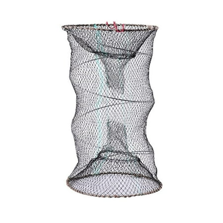 Crab Net For Prawn Shrimp Crayfish Lobster Eel Live Fishing Bait Basket Pot Q7W3