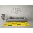 thumbnail image 3 of Ahgly Company Indoor Rectangle Patchwork Yellow Transitional Area Rugs, 2' x 3', 3 of 4
