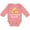 Mauve, variant on My Godmother Loves Me Giraffe Boys or Girls Long Sleeve Baby Bodysuit