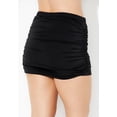thumbnail image 2 of Swimsuits for All Women's Shirred High Waist Swim Skirt, 2 of 2