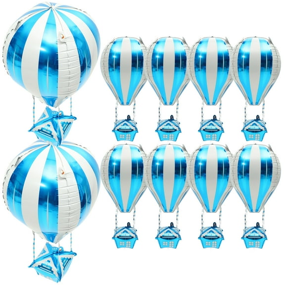 Set of 4 Hot Air Balloon Decoration Inflatable Balls Party Accessories