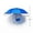 Blue, variant on Ohmyroo Mini Phone Umbrella With Suction Cup Stand Portable Sunshade Anti-Reflective Shield For Outdoor Mobile Navigation