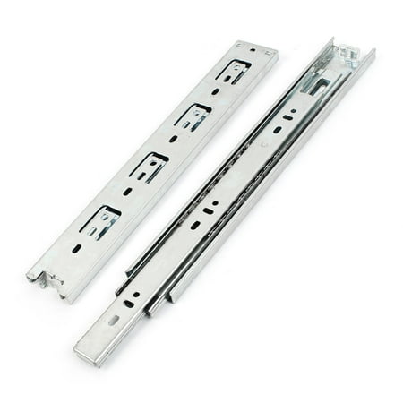 360 Push Rail - Uxcell Pair Push Open Full Extended Ball Bearing Drawer Slides Rails Tracks 12