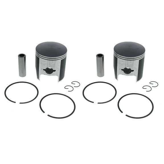 Piston Kit for Yamaha Phazer 480 PZ480 1984 - 1989 1994 - 1996 x2 Teflon Coated