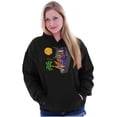 thumbnail image 3 of Funny Halloween Surfing Skeleton Hoodie Sweatshirt Women Men Brisco Brands S, 3 of 6