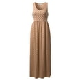 thumbnail image 2 of Doublju Women's Empire Seam Sleeveless Maxi Dress with Pockets (Plus Size Available), 2 of 3
