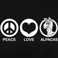 thumbnail image 3 of CafePress - Peace Love Alpacas Women's Dark T Shirt - Women's Traditional Fit Dark T-Shirt, 3 of 4