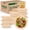 Round 1 Comp-50 Pack, variant on Microwave and Freezer Safe, BPA Free – 100 Piece (50 Pack) Meal Prep Containers with Lids, 28 oz Cornstarch Plant-based Lunch Box for Salad, Take Out Containers