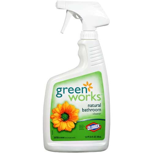Green Works Clorox Natural Bathroom Cleaner, 24 fl oz