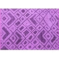 thumbnail image 1 of Ahgly Company Indoor Rectangle Abstract Purple Modern Area Rugs, 6' x 9', 1 of 4
