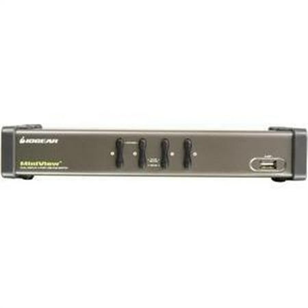 IOGEAR GCS1744 MiniView 4-Port Dual View KVM Switch