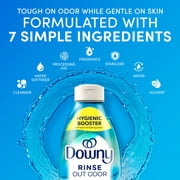 Downy Rinse Out Odor Laundry Rinse, Tackles Tough Odors and Refreshes, Cool Cotton Scent, 62 fl oz