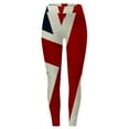 thumbnail image 3 of MKLEKYY Leggings para mujer Pantalones de yoga deportivos ajustados de moda informal para mujer Leggings estampados coloridos del Día de la Independencia, 3 of 3