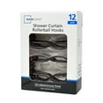 thumbnail image 7 of Mainstays, Shower Curtain Rollerball Hooks, Bronze, 12Piece/Set, 100% Iron, 7 of 7