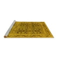 thumbnail image 2 of Ahgly Company Machine Washable Indoor Rectangle Oriental Yellow Traditional Area Rugs, 6' x 9', 2 of 4