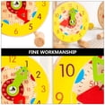 thumbnail image 3 of BRIGHTFUFU 1Pc Clock for Teaching Time Wood Teaching Clock for Teachers Educational Toy for Kids Learning, 3 of 8