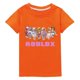 thumbnail image 1 of Roblox Camiseta de manga corta de algodón fino para niños y niñas, ropa de moda bidimensional, periférico de animación del juego, 1 of 4