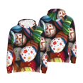 thumbnail image 4 of Zufioo Easter Egg Design Fleece Comfortable Hoodie for Mens,Sweatshirt for Men,Pullover Hooded Sweatshirt for Men -X-Large, 4 of 5