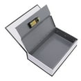thumbnail image 4 of Diversion Book Safe, Book Safe Box Coded Lock Stainless Steel Liner Imitation Innovative  For Money Black,Blue, 4 of 8