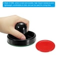 thumbnail image 4 of 4Pcs Air Hockey Pushers 96mm with Pads and 8Pcs Air Hockey Pucks, Handle Paddles Replacement Accessory, 4 of 6