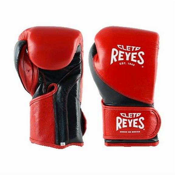 Cleto Reyes High Precision Boxing Gloves for Men and Women (16 oz, Red/Black)