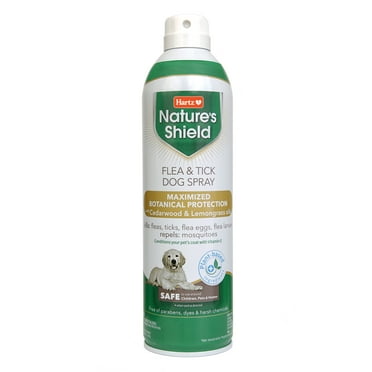 Hartz Nature's Shield Flea and Tick Dog Spray with Cedarwood and Lemongrass Oils, 14oz