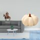 thumbnail image 2 of Letrero de escritorio Home Knight,Adorno de caballero acrílico 2D para estantería de manualidades,Almohadas de calabaza de Halloween,Almohadas de calabaza de Halloween Decoración del hogar, 2 of 8