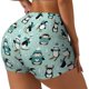 thumbnail image 1 of Fotbe Winter Skiing Penguin Shorts Sin Costuras – Shorts Deportivos de Cintura Alta para Mujer, Elásticos para Gimnasio, Yoga, Running o Ciclismo-Small, 1 of 8