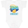 thumbnail image 3 of Inktastic Dream About Cheese Boys or Girls Baby Bodysuit, 3 of 5