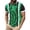Green, variant on YAYUBA Black Polo Shirts for Men Tall Button Up V Neck Big and Tall Athletic T-Shirts Quick Dry Relaxed Fit Slim Fit Streetwear