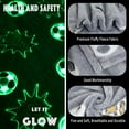 thumbnail image 2 of Wesan Glow in The Dark Blanket Sports Soccer Throw, 60" x 50", 2 of 7