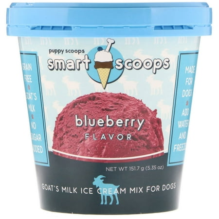 Puppy Cake  Goat s Milk Ice Cream Mix For Dogs  Blueberry Flavor  5 35 oz  151 7