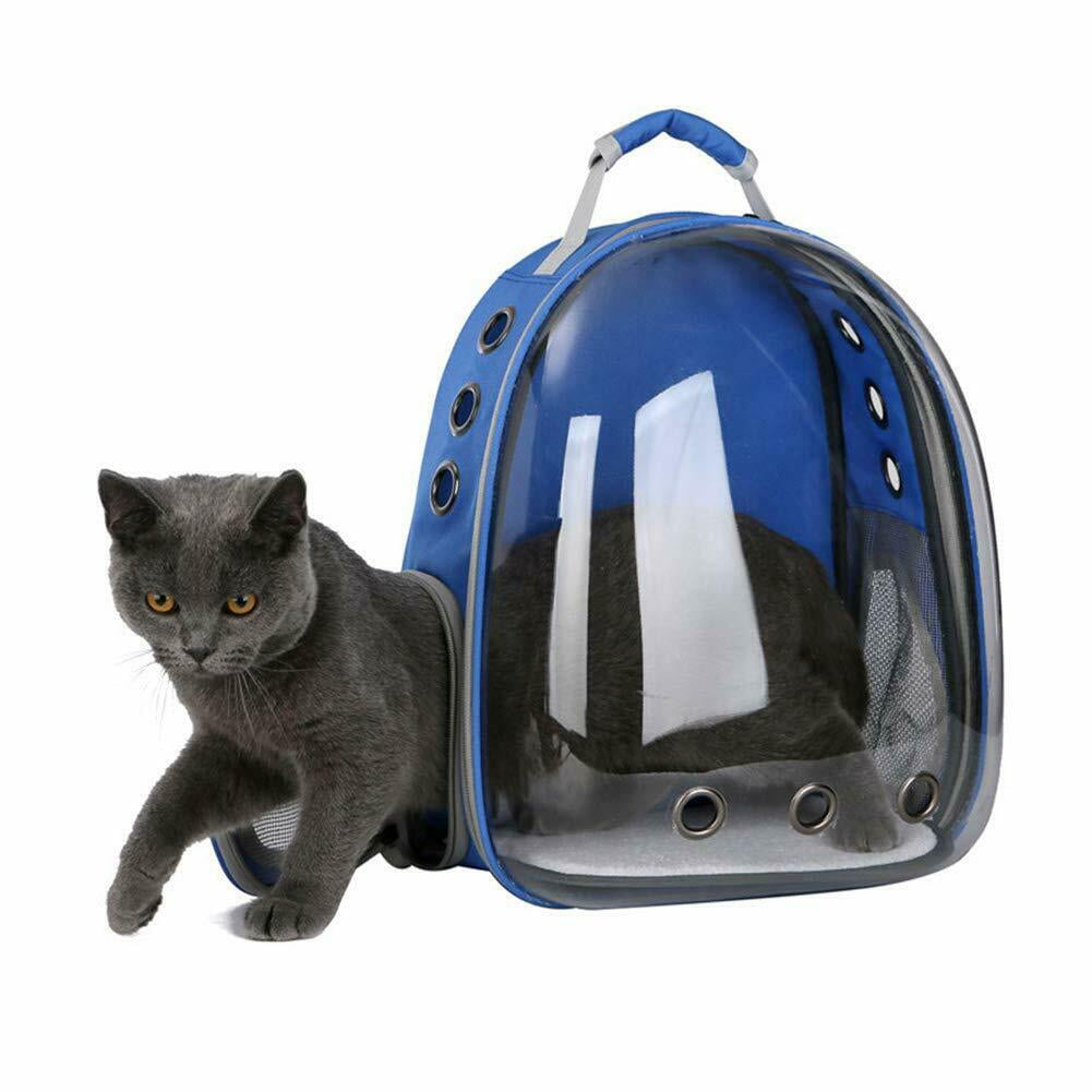 Cat Carrier Bag, Hand and Backpack , Cat Carrier Bag Apollo11 Transparent  and Unbreakable Front Surface, Cat Backpack, Pet Totes, 