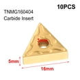 thumbnail image 3 of Efficient Golden Lathe Carbide Triangular Tips Inserts For Cutting Tools, 3 of 8