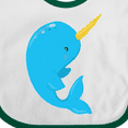 thumbnail image 4 of Inktastic Narwhal Boys or Girls Baby Bib, 4 of 4