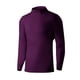 thumbnail image 1 of Ropa interior térmica para hombre, informal, lisa, gruesa, de cuello medio y manga larga, para mantener el calor, de algodón, para hombre., 1 of 2