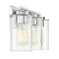 thumbnail image 5 of Trade Winds Raymond 3-Light Bathroom Vanity Light in Chrome, 5 of 5