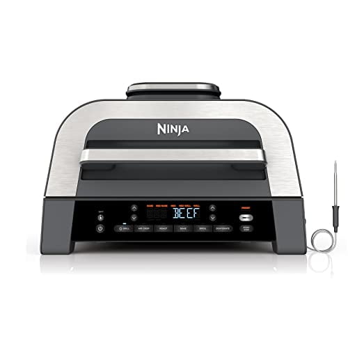 Parrilla Ninja Foodi Smart XL 6 en 1, negro/plateado